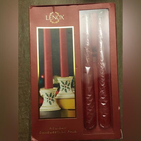 Lenox Holiday Nwt Lenox Holly Candle Sticks Poshmark